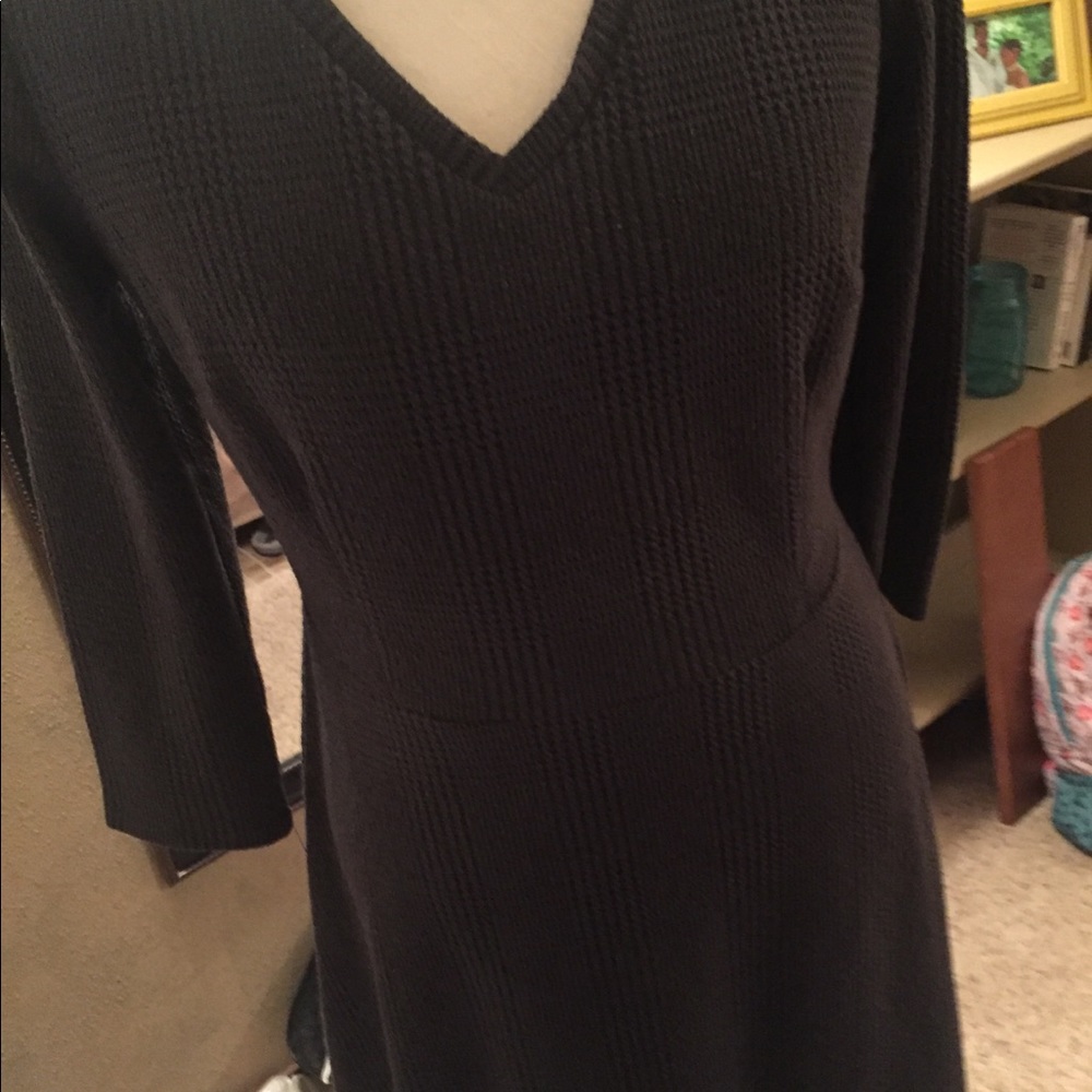 Merona Grey and Black Houndstooth Dress